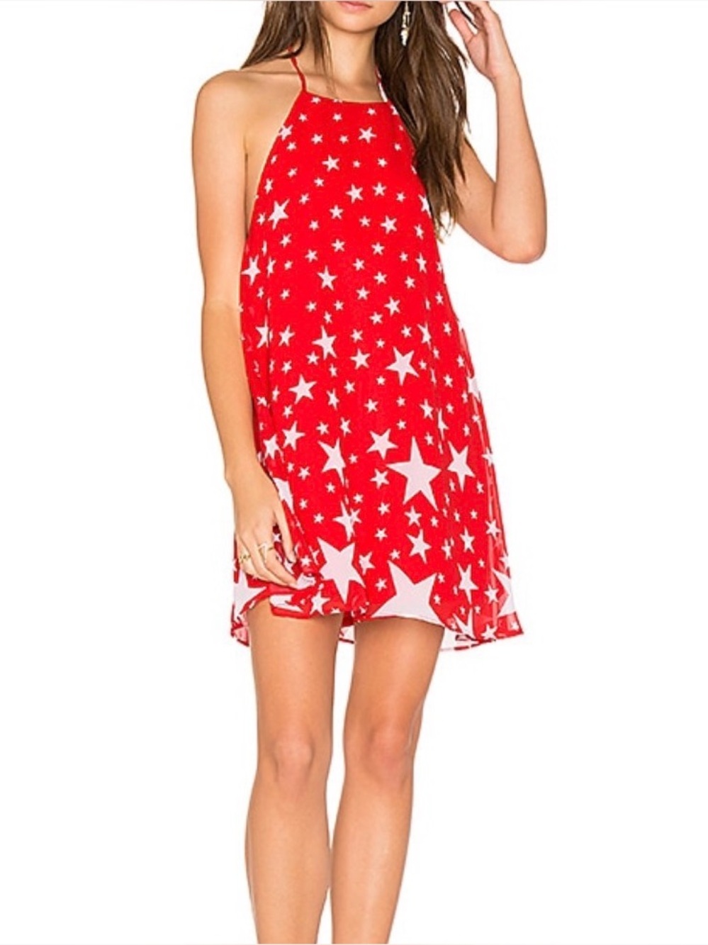 SHOW ME YOUR MUMU catch a falling star Katy halter dress